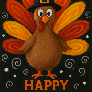 Paint and Sip 11.26.25 - Harvest Turkey