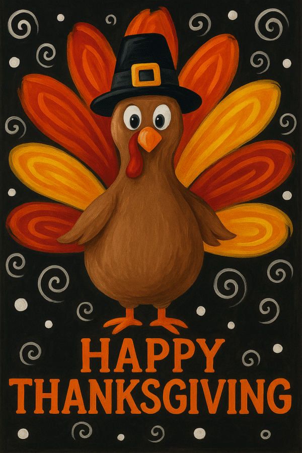 Paint and Sip 11.26.25 - Harvest Turkey